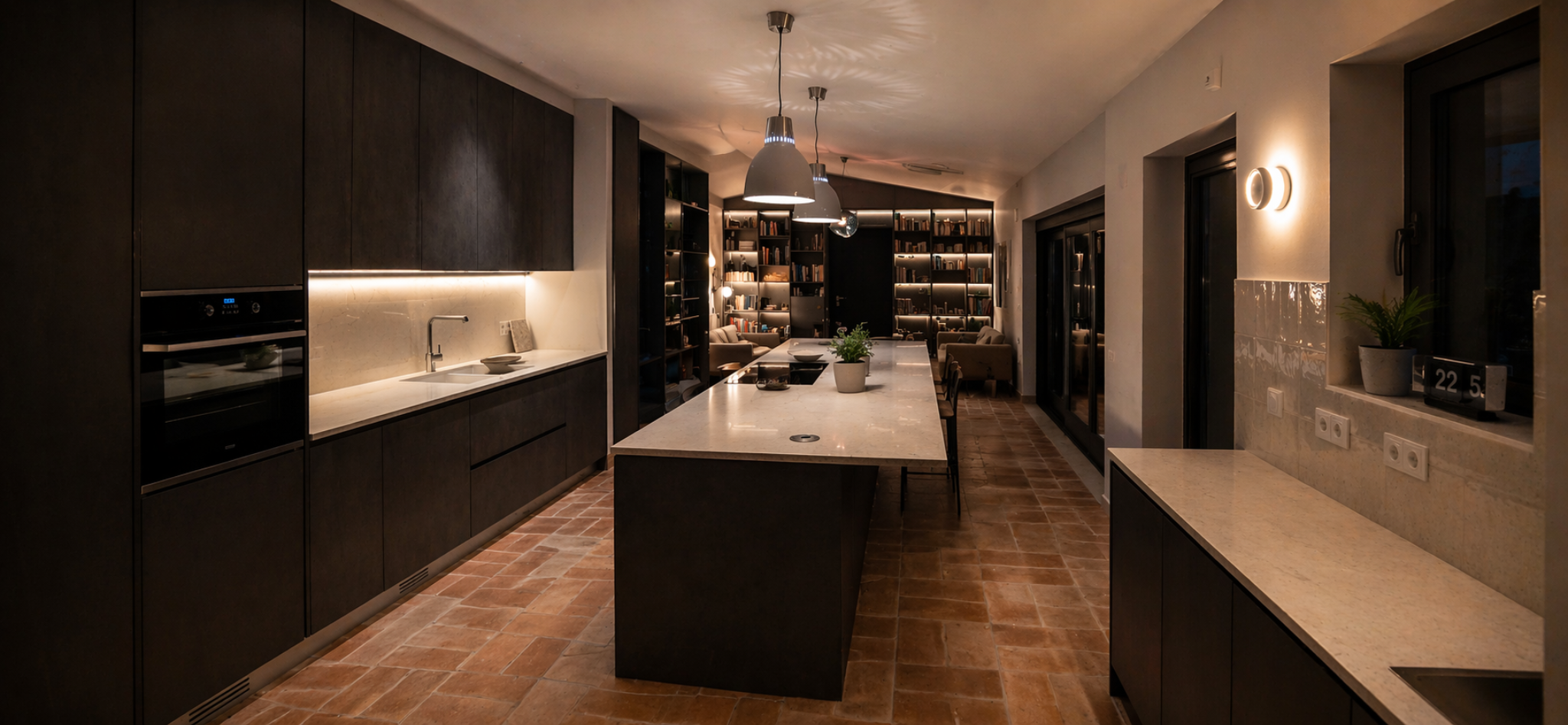 Materiais premium em cozinha